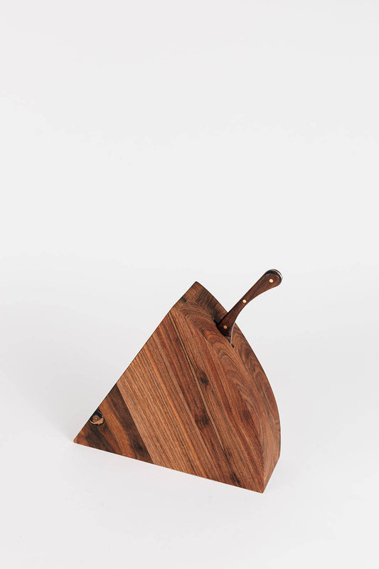 Cheese Block with Hand-Forged Knife