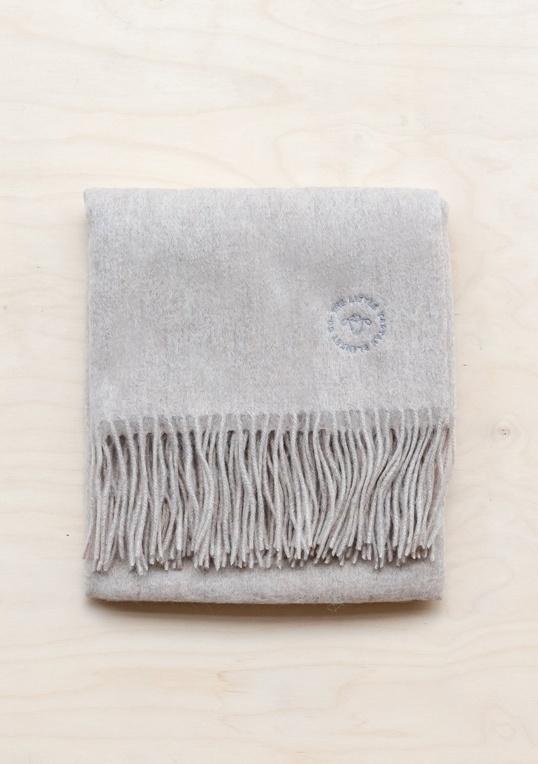 Lambswool Baby Blanket in Oatmeal Melange
