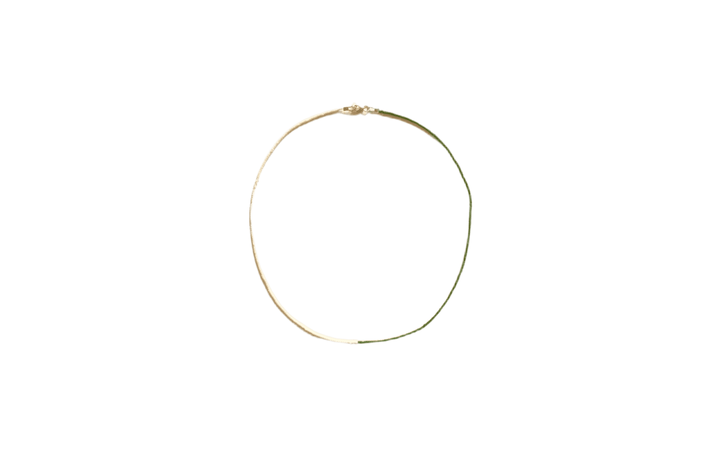 Cora Necklace - Pistachio/Sand