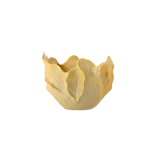 Bastien Bowl, Yellow, Stoneware