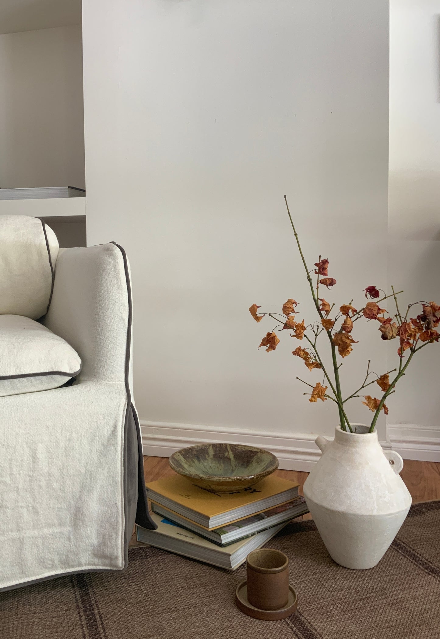 White Terracotta Pot