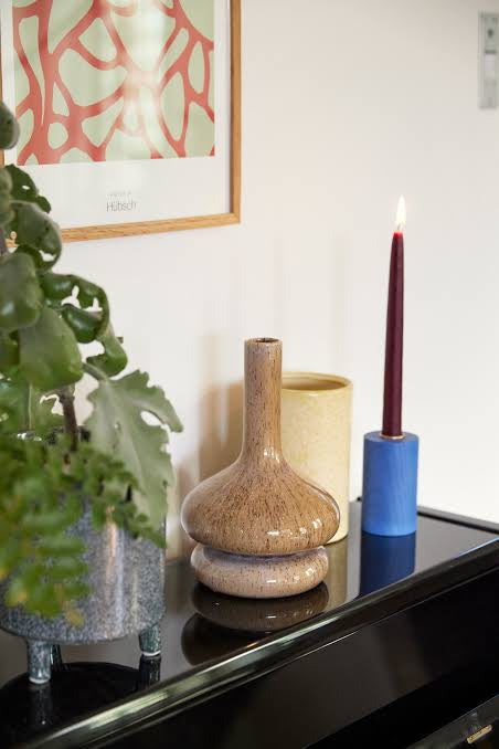 Hubsch Curve Vase / Sand