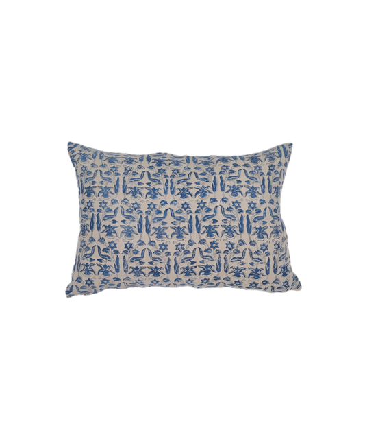 Petro Floral Azure Cushion Cover