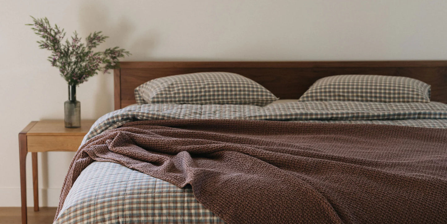 Yarn Dye Plaid Coverlet