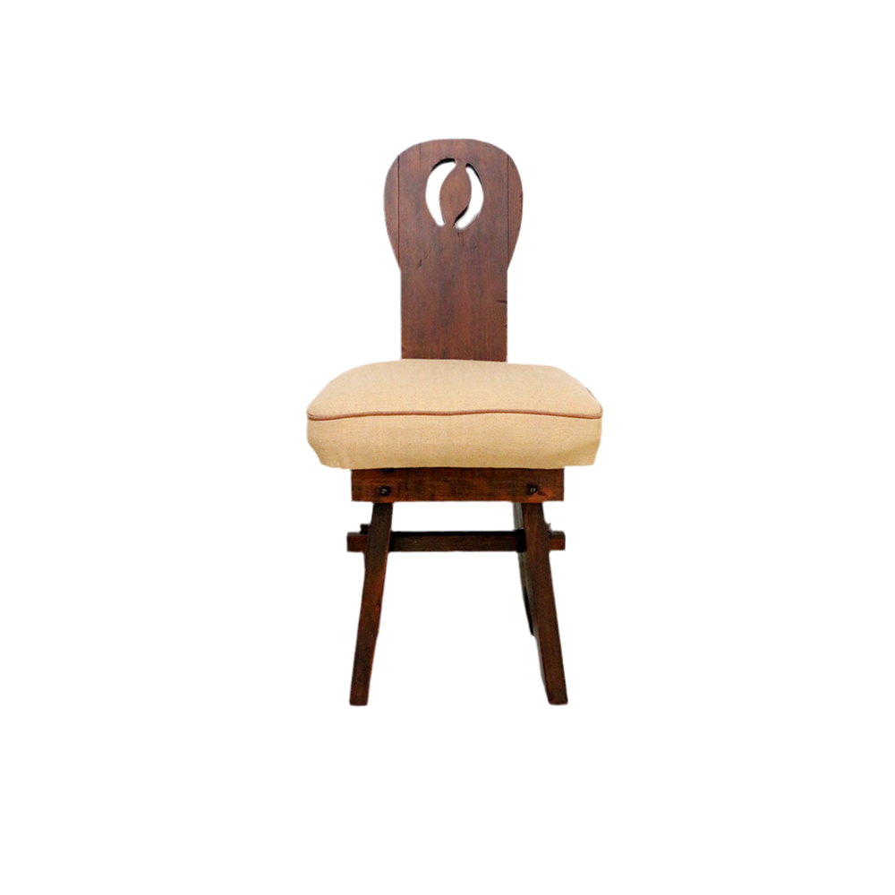 Antique Church Chairs (Sold as Pair)