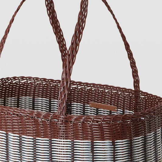 Palorosa Mercado basket - Chocolate/Palm