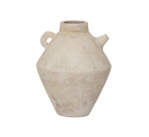 White Terracotta Pot