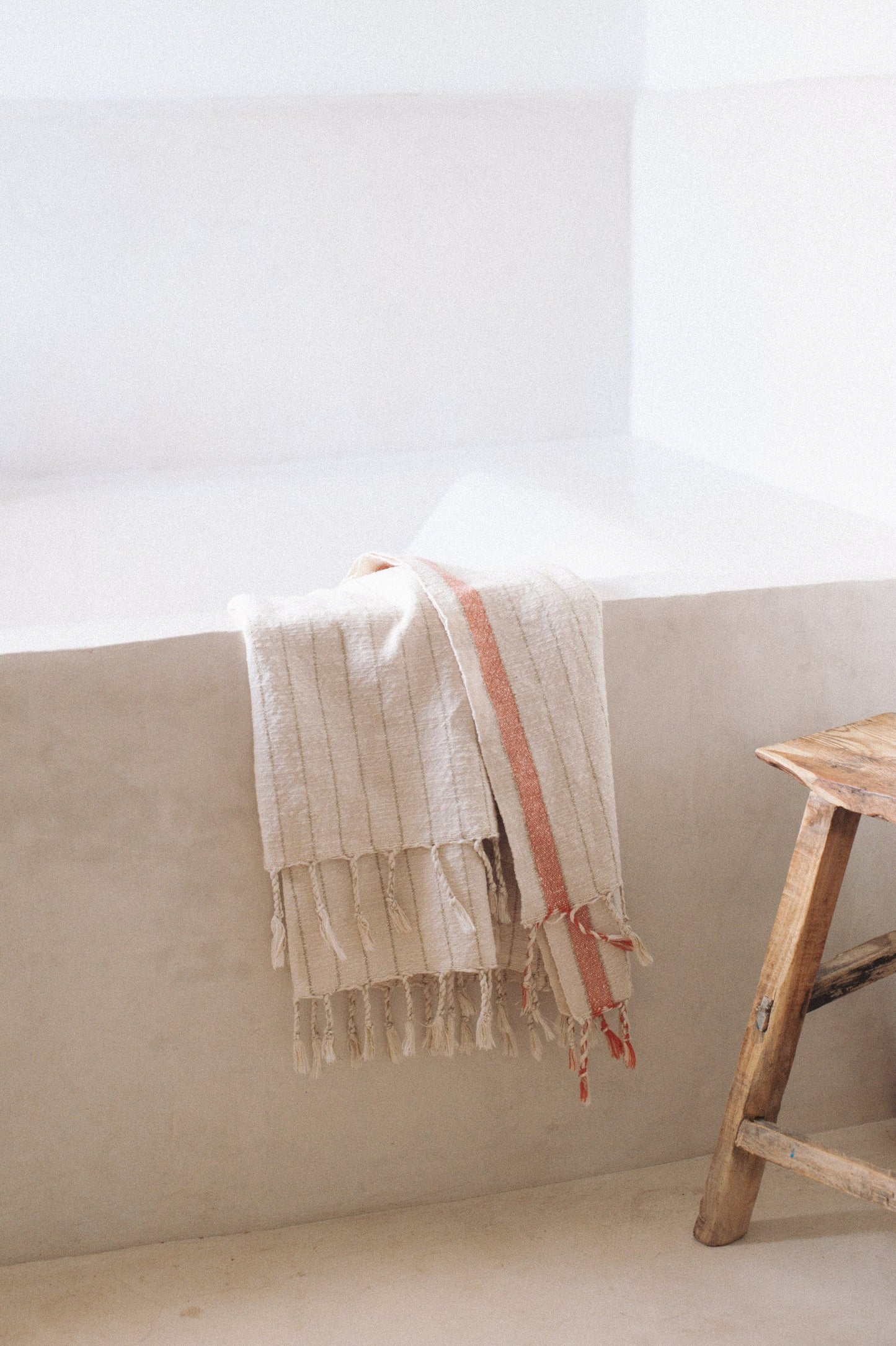 Bahia Coral Hand//Hair Towel