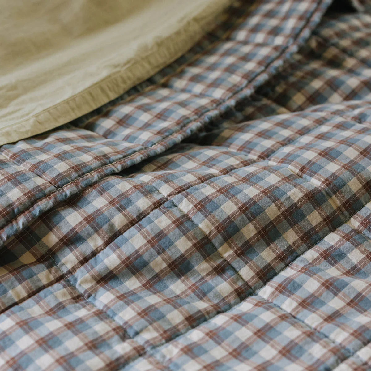 Yarn Dye Plaid Coverlet