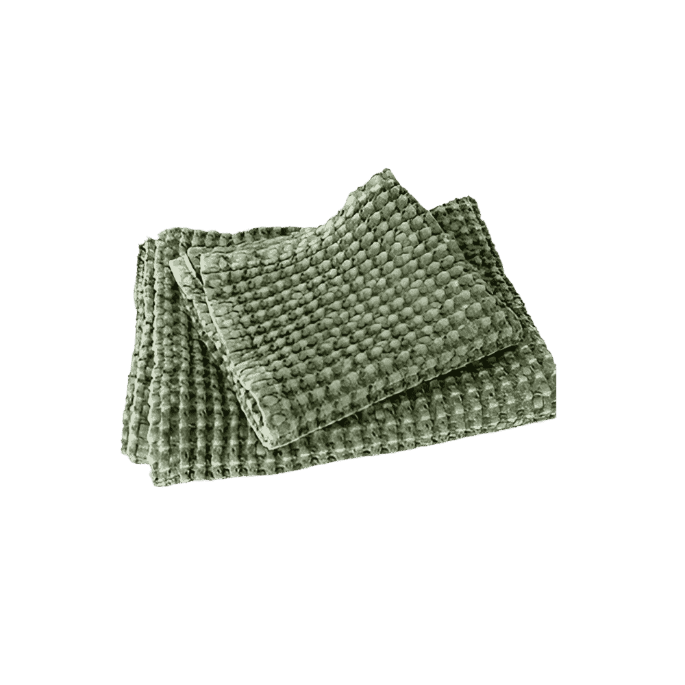 100% Organic Cotton Rustic waffle face Cloth