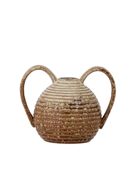 Risa Vase, Brown, Stoneware