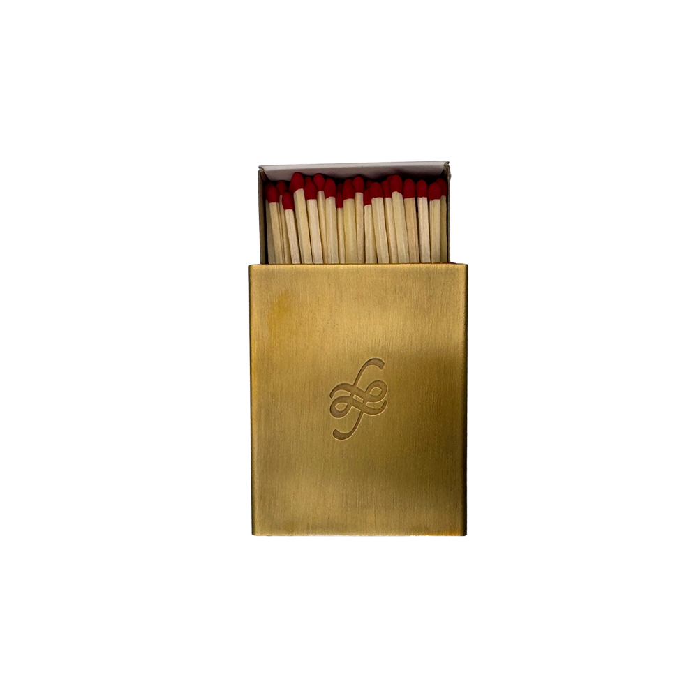 Antique Brass Matchbox Cover