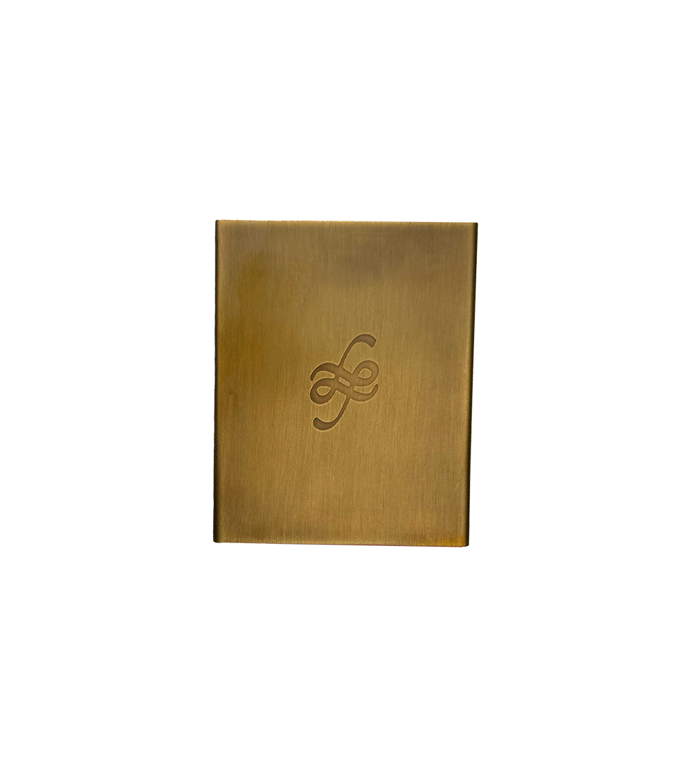 Antique Brass Matchbox Cover