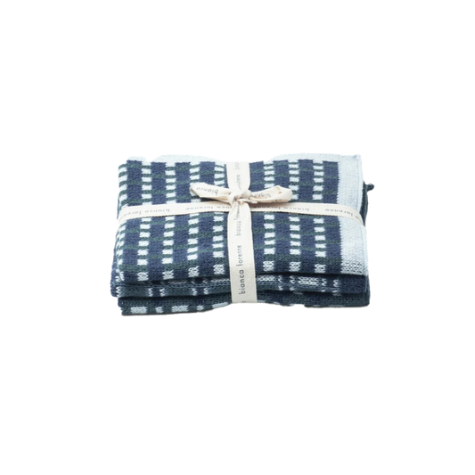 Basento denim washcloths - set of three