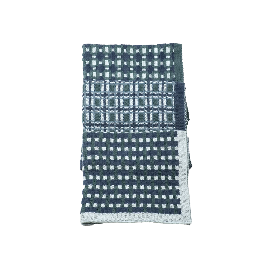 Basento denim washcloths - set of three