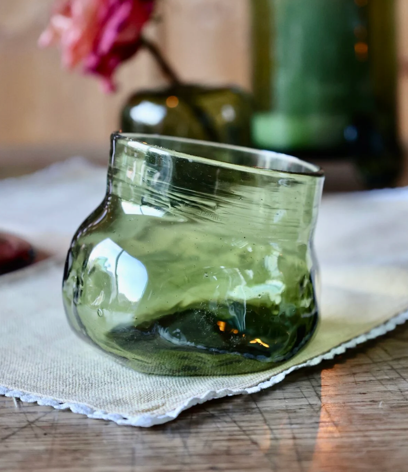 Rock Glass Vert Fumé