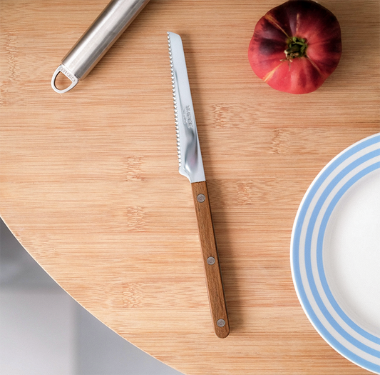 Tomato knife Bistrot Solid,Teak