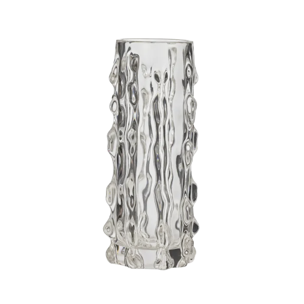 FORESTA DIMPLE GLASS VASE