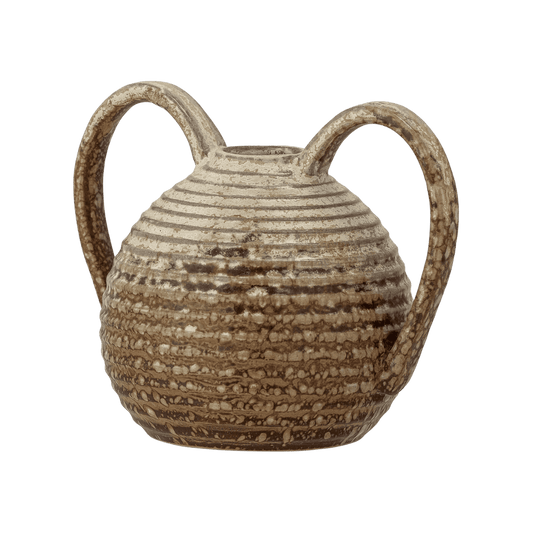 Risa Vase, Brown, Stoneware