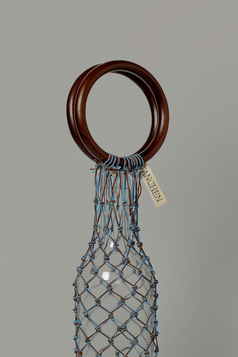 0/0 Wine Bag - Blue/Brown