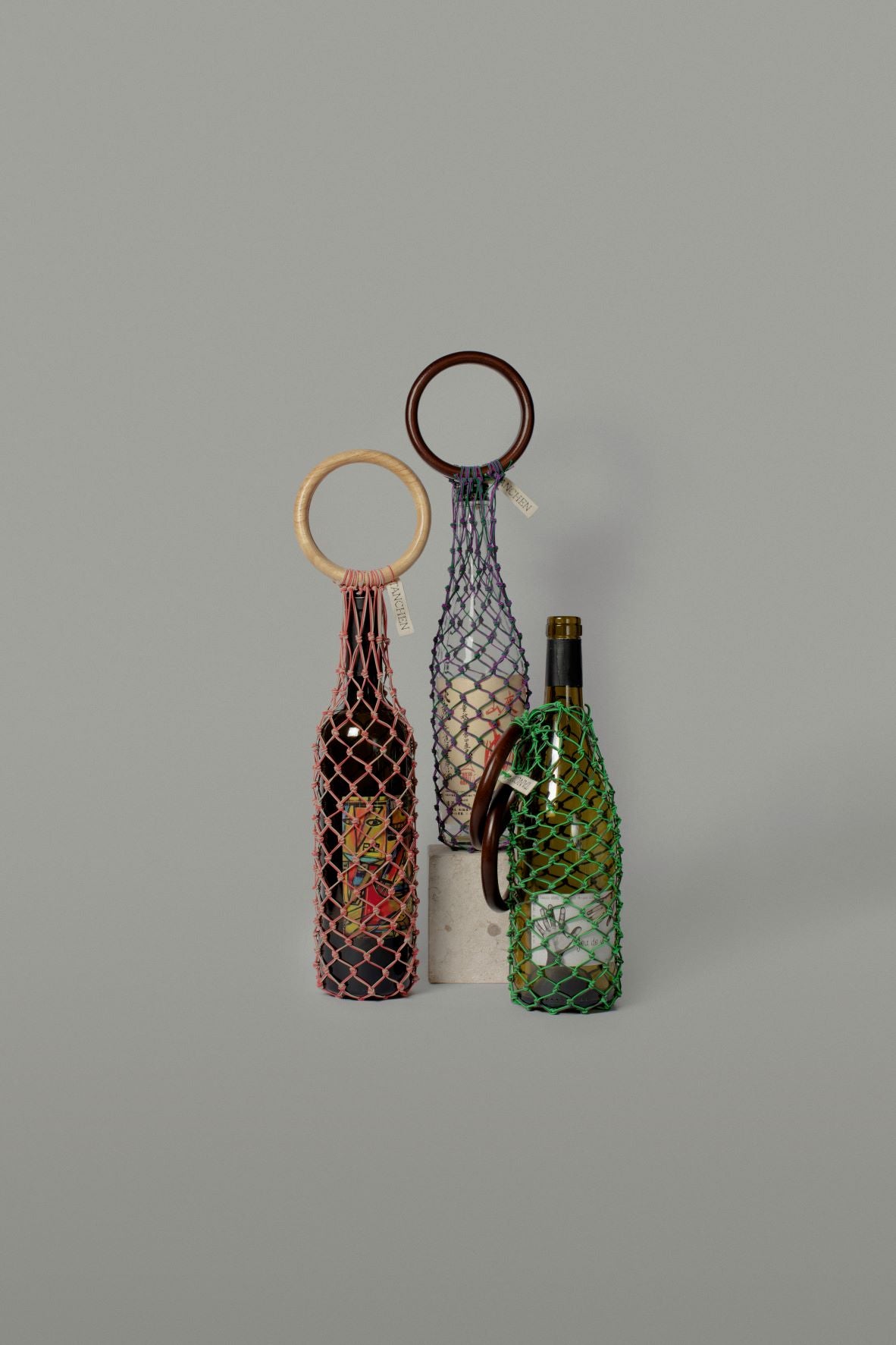 0/0 Wine Bag - Blue/White