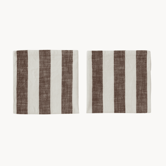Striped Napkin 2pk choko