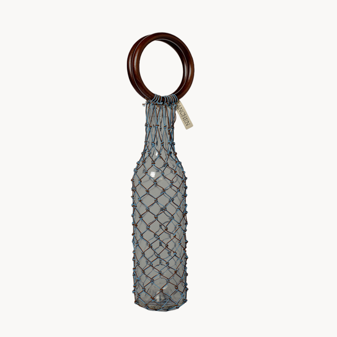 0/0 Wine Bag - Blue/Brown