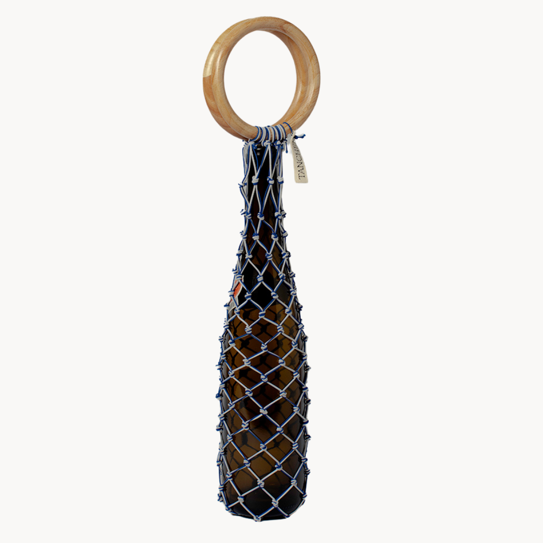 0/0 Wine Bag - Blue/White