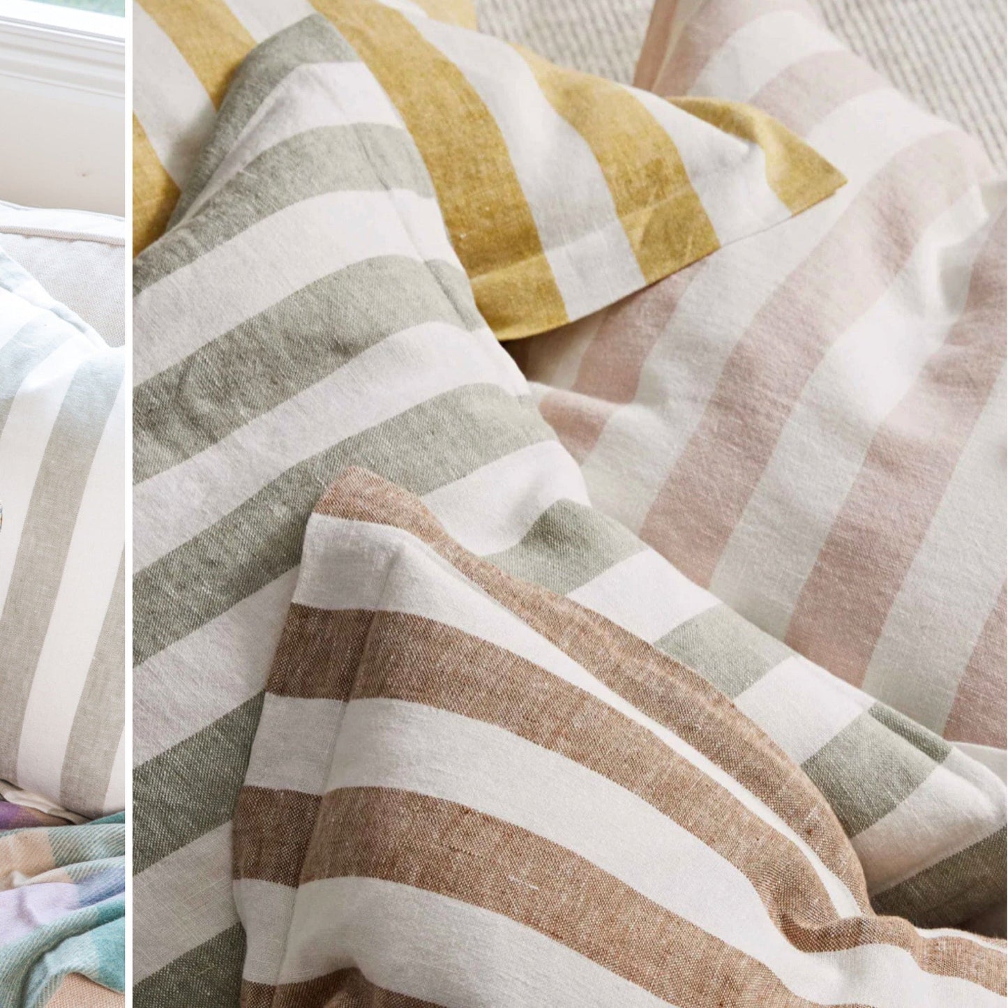 Luca cushions blush