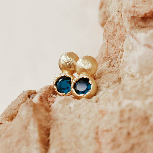 Petra Night Blue Earrings