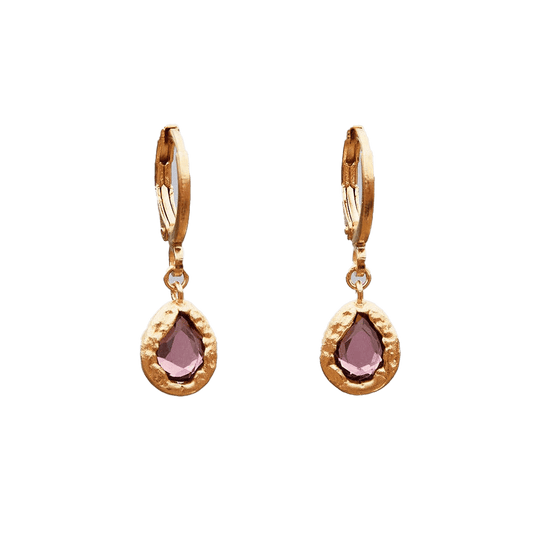 Lysia Rosewood Earrings | Jewelry Gold Gift Waterproof