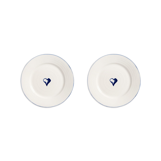 Klevering Anouk porcelain plate with hand-painted heart