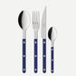 4 pieces cutlery set Bistrot Solid, Navy Blue
