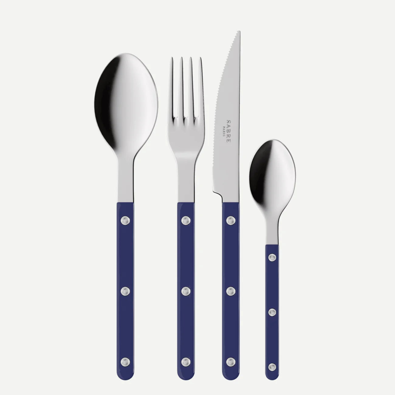 4 pieces cutlery set Bistrot Solid, Navy Blue