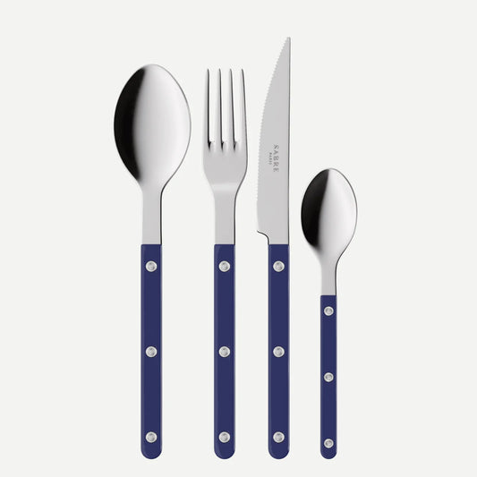 4 pieces cutlery set Bistrot Solid, Navy Blue