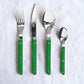 4 pieces cutlery set Bistrot Solid, Garden Green