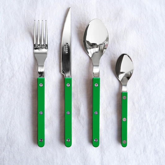 4 pieces cutlery set Bistrot Solid, Garden Green