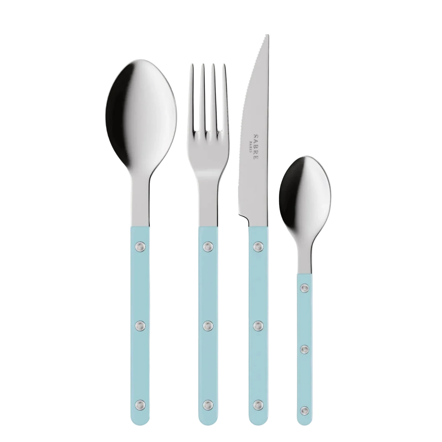 4 pieces cutlery set Bistrot Solid, Pastel Blue