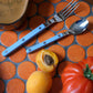 4 pieces cutlery set Bistrot Solid, Pastel Blue
