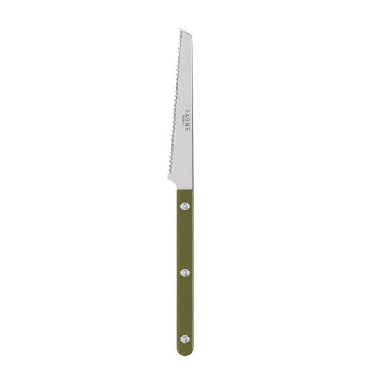 Tomato knife Bistrot Solid, Green Fern