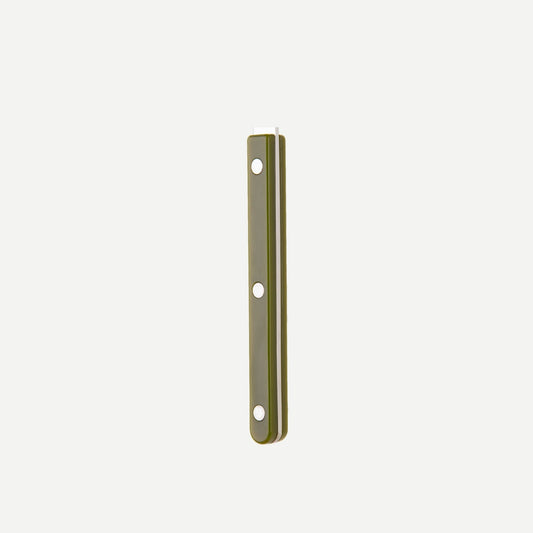 Sabre Bistrot cheese cleaver with fern green handle, styled for serving hard cheese