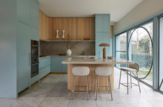 Easton Ellipse Table Lamp - Toffee - Tuscan Marble