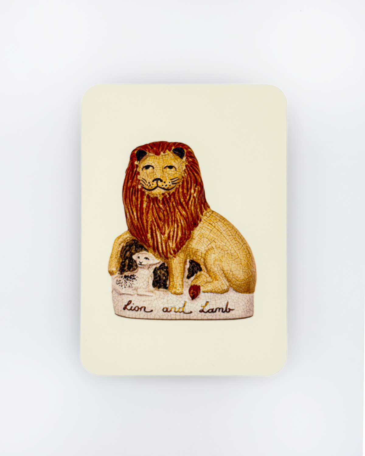 Lion & Lamb Greeting Card | Birthday Card | Luxury Cards