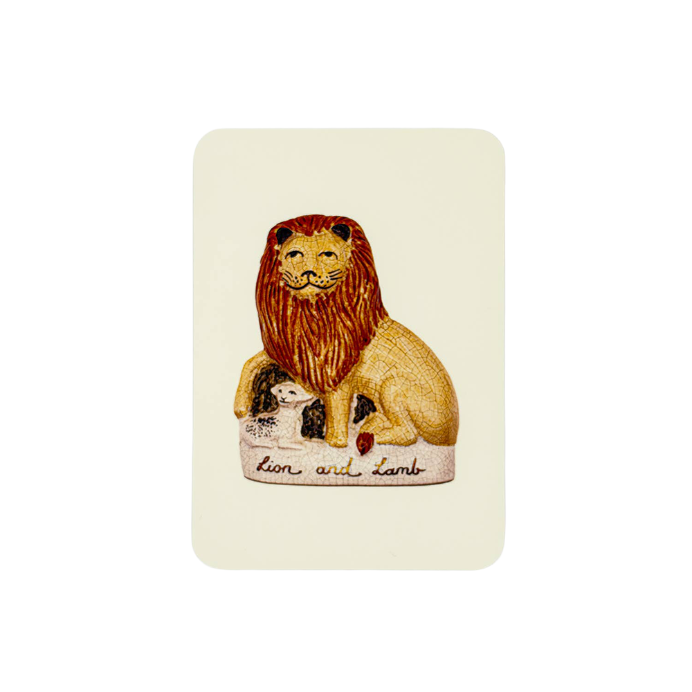 Lion & Lamb Greeting Card | Birthday Card | Luxury Cards