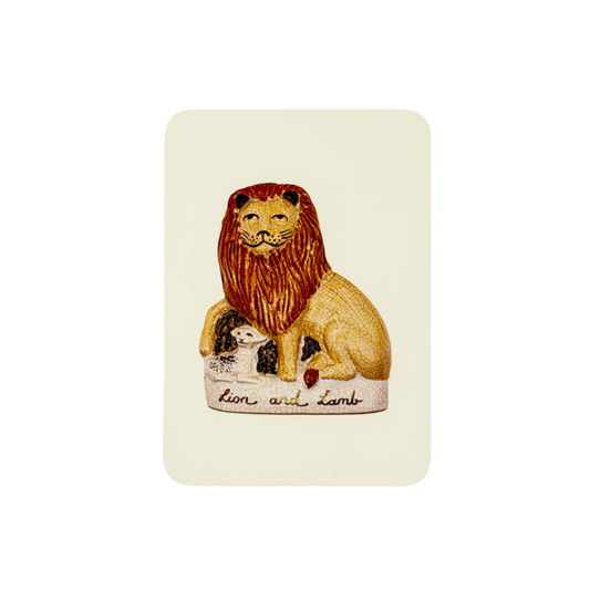 Lion & Lamb Greeting Card | Birthday Card | Luxury Cards