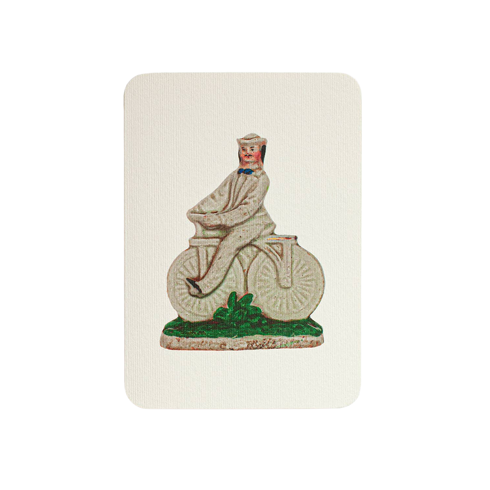 The Bicyclist Greeting Card | Birthday Card | Luxury Cards