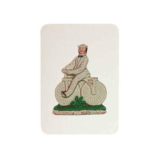 The Bicyclist Greeting Card | Birthday Card | Luxury Cards