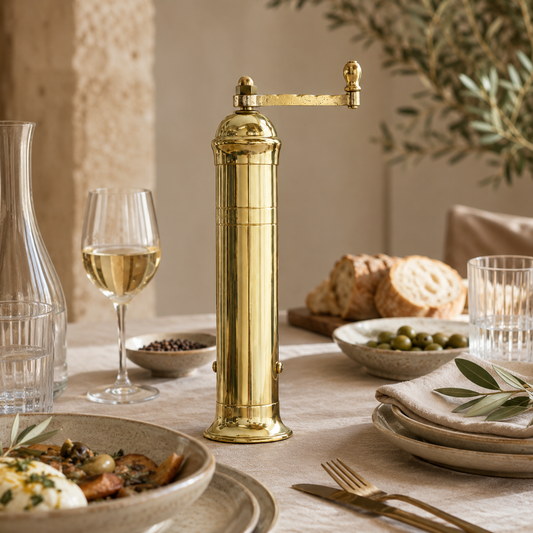 The original 'Large Brass mill' - 10" pepper grinder