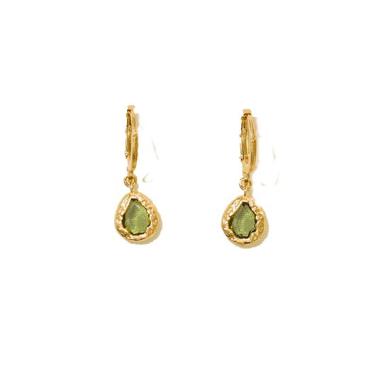 Lysia Green Earrings | Jewelry Gold Gift Waterproof