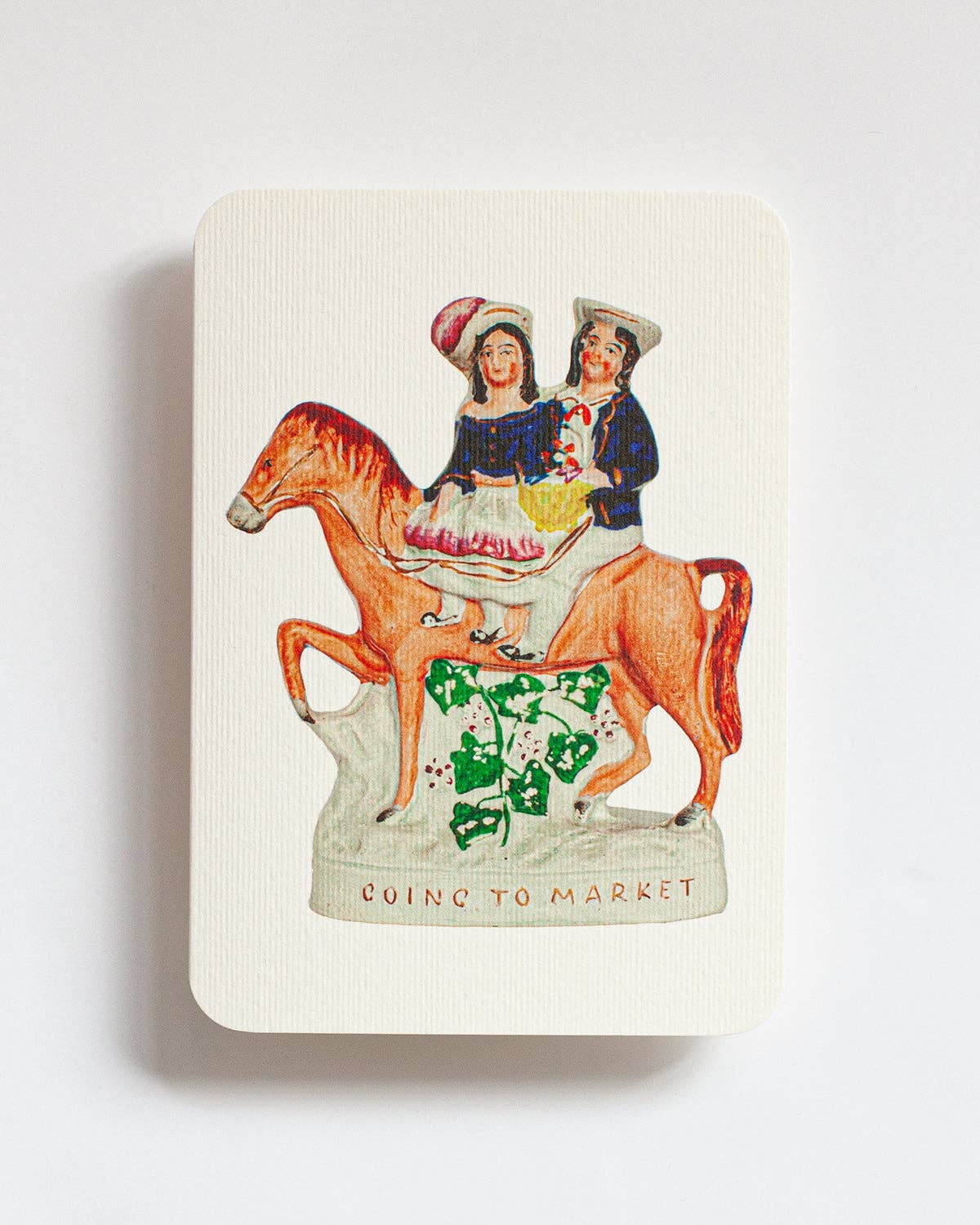 Going to Market Greeting Card | Birthday Card | Luxury Cards